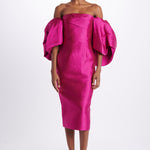  MARCIAMIDIDRESS FUCHSIA solace 