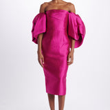  MARCIAMIDIDRESS FUCHSIA solace 