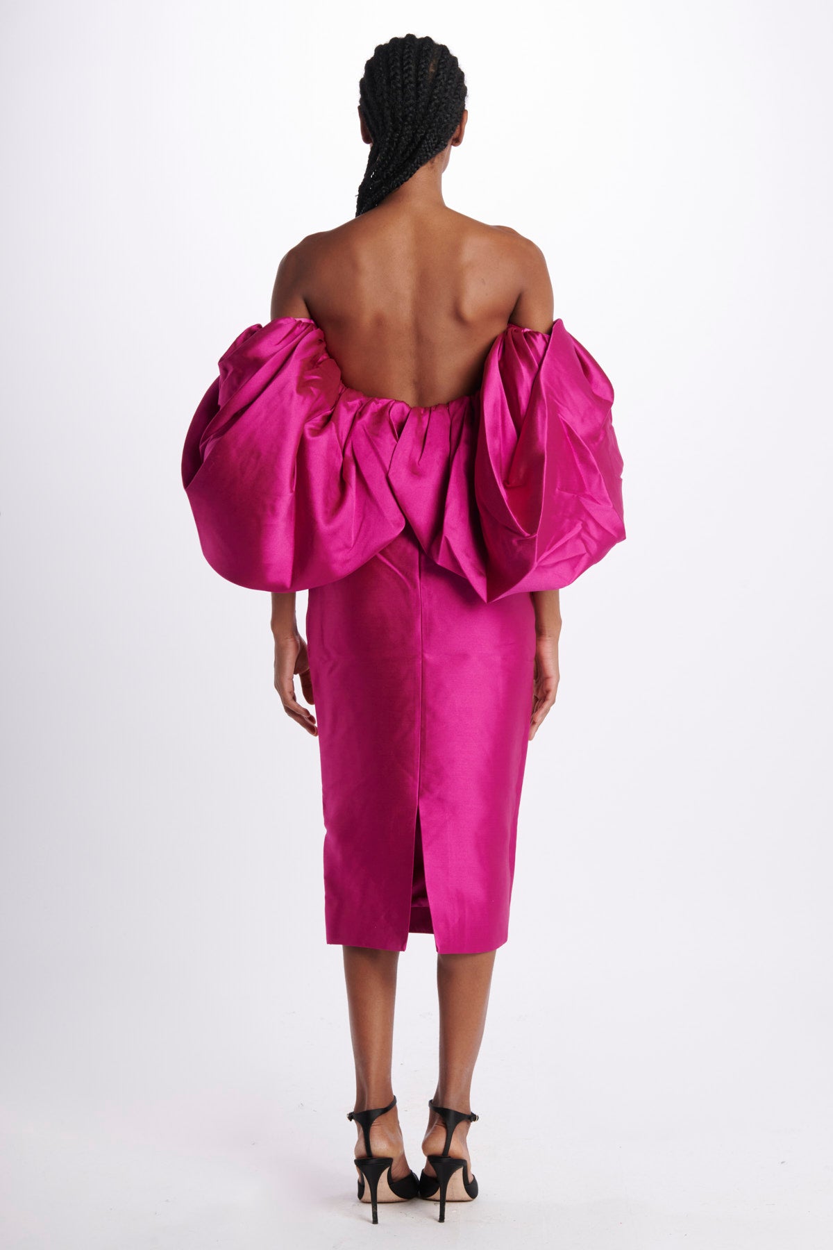  MARCIAMIDIDRESS FUCHSIA solace 