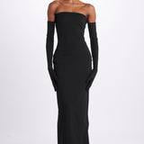  TULLIAMAXIDRESS BLACK solace 
