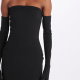  TULLIAMAXIDRESS BLACK solace 