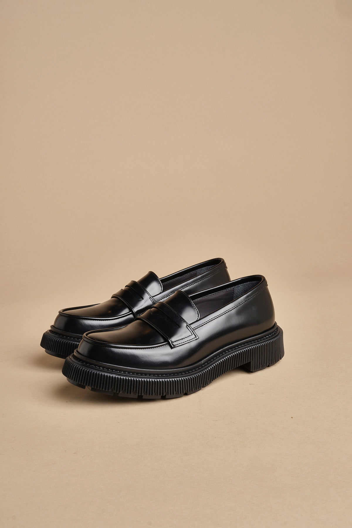 mocassino liscio 159 BLACK adieu 