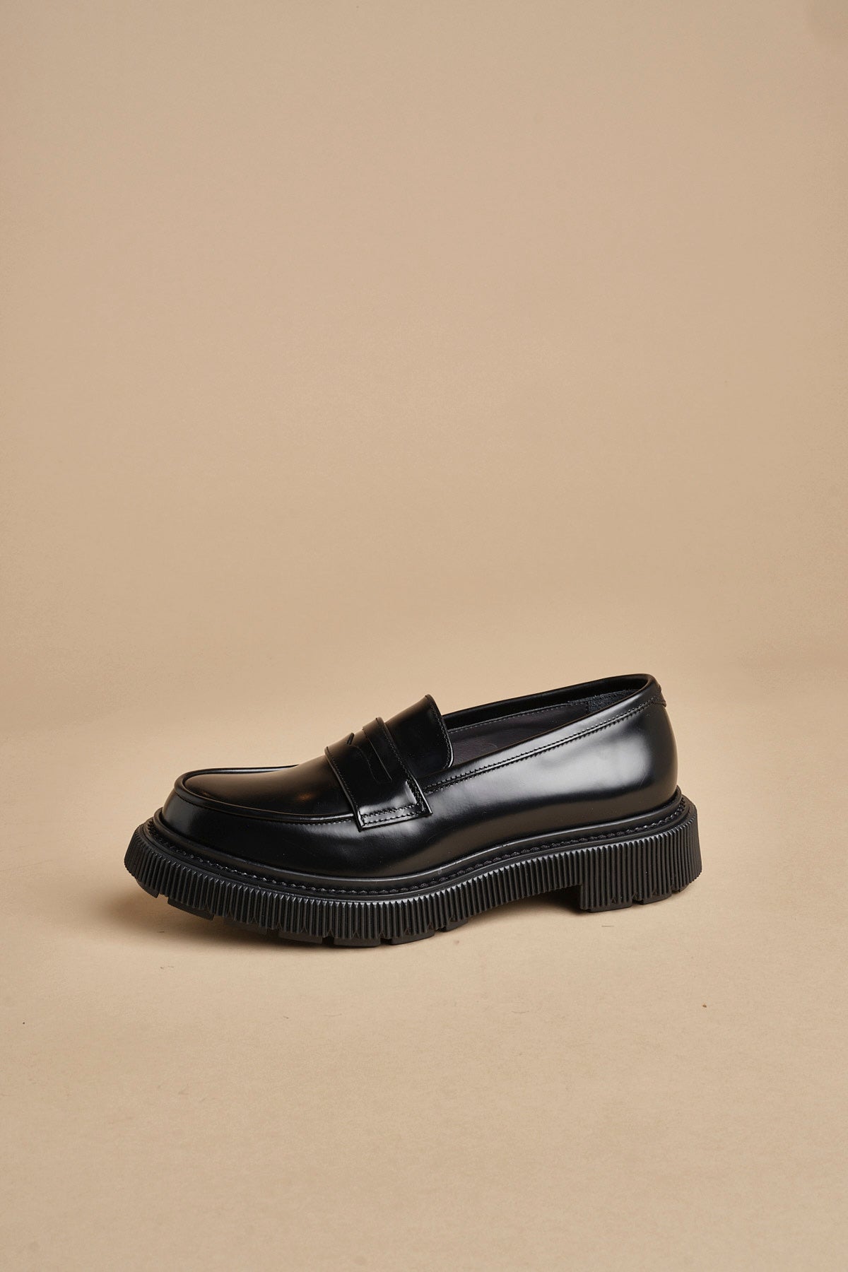 mocassino liscio 159 BLACK adieu 