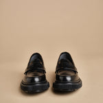 mocassino liscio 159 BLACK adieu 