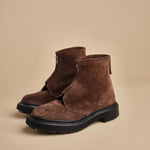 scarponcino in camoscio con zip 197 DARKEARTH adieu 