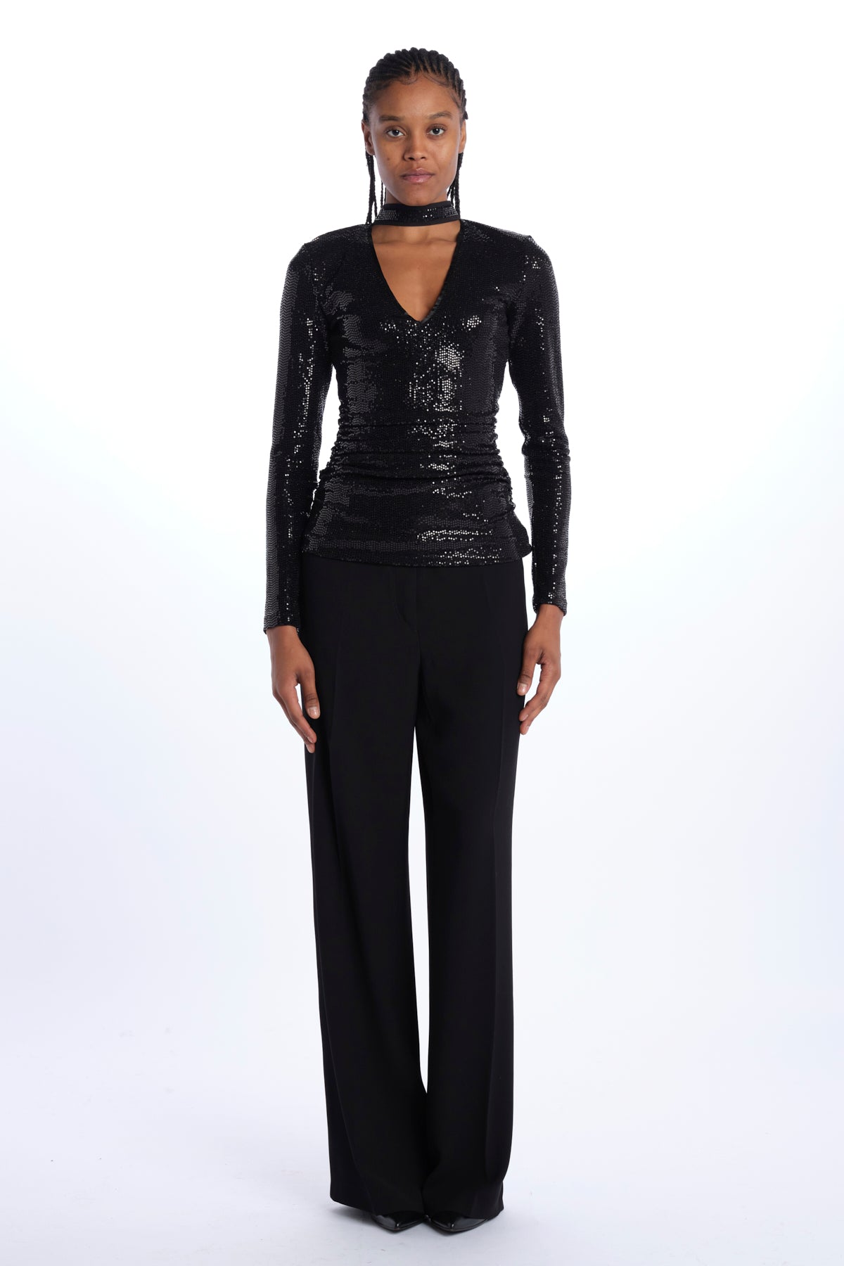  ASOLO SEQUINS-BLACK leTwins 