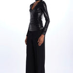  ASOLO SEQUINS-BLACK leTwins 