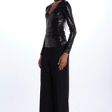  ASOLO SEQUINS-BLACK leTwins 