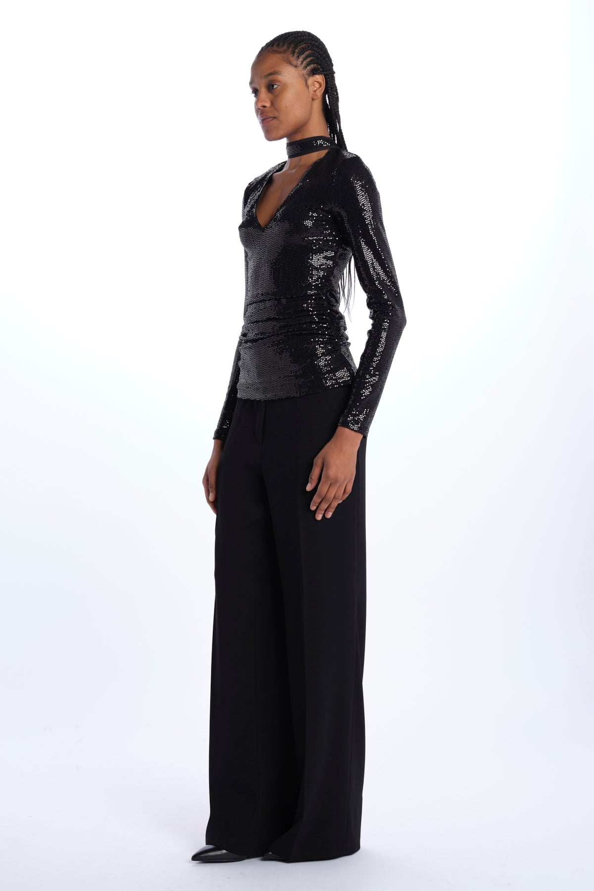  ASOLO SEQUINS-BLACK leTwins 