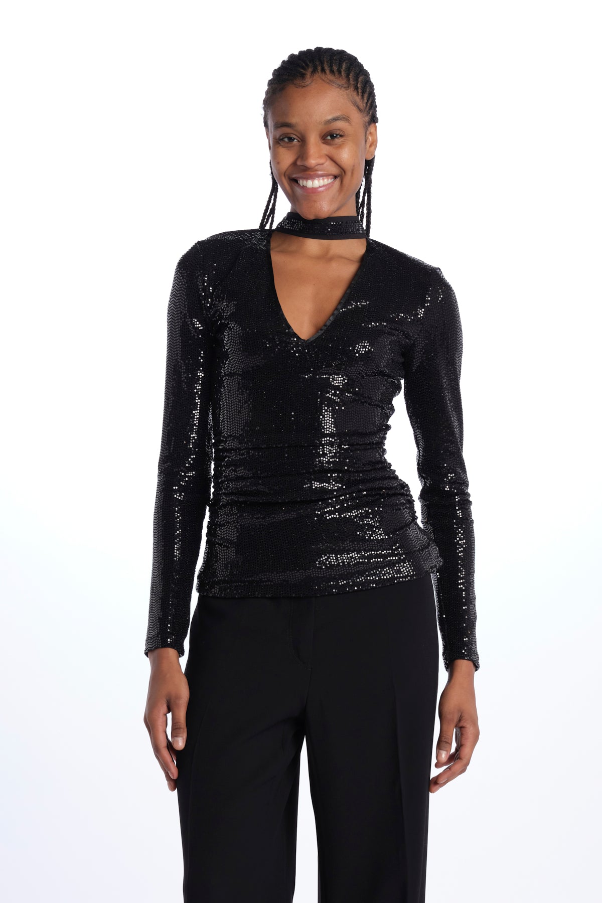  ASOLO SEQUINS-BLACK leTwins 
