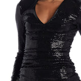  ASOLO SEQUINS-BLACK leTwins 