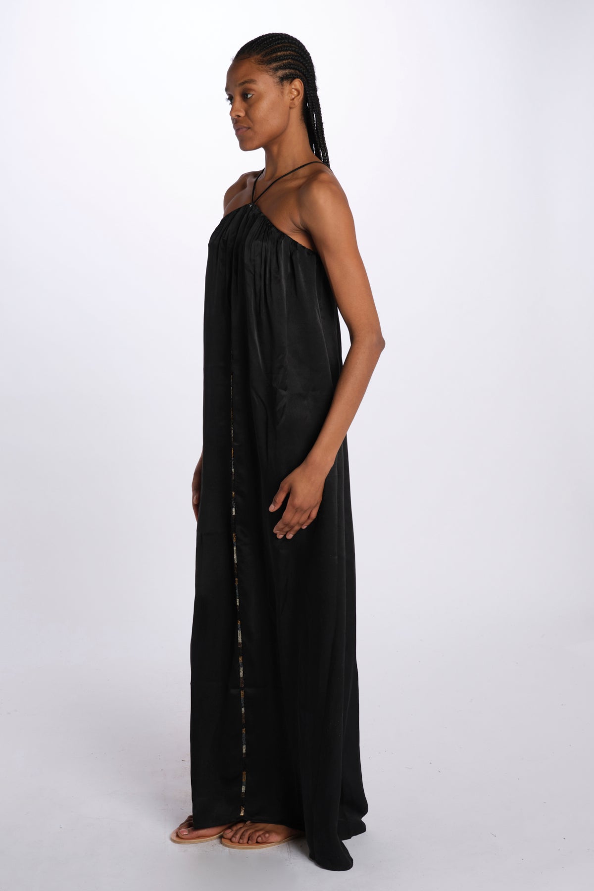 MED 3 DRESS BE24546 BLACK milaura 