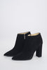 Nappa ankle boot with 9cm wide heel
