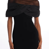  MAEVE KNIT MINI BLACK rebecca vallance 