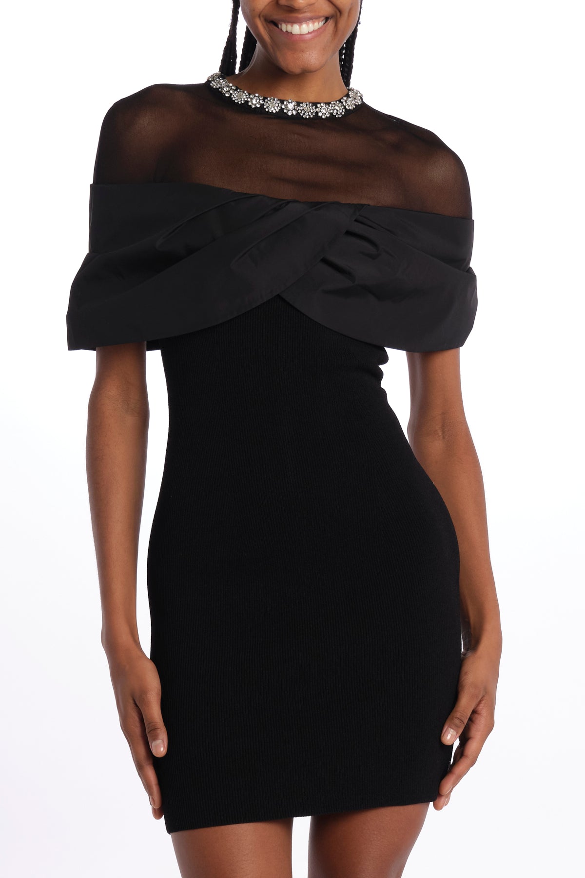  MAEVE KNIT MINI BLACK rebecca vallance 