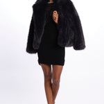  MAEVE KNIT MINI BLACK rebecca vallance 