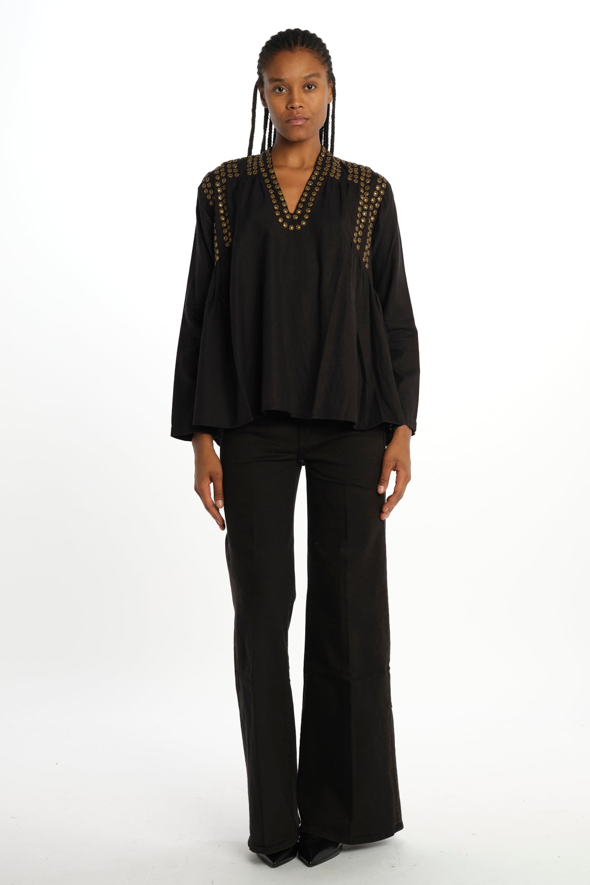  BLING BLOUSE BLACK v de vinster 