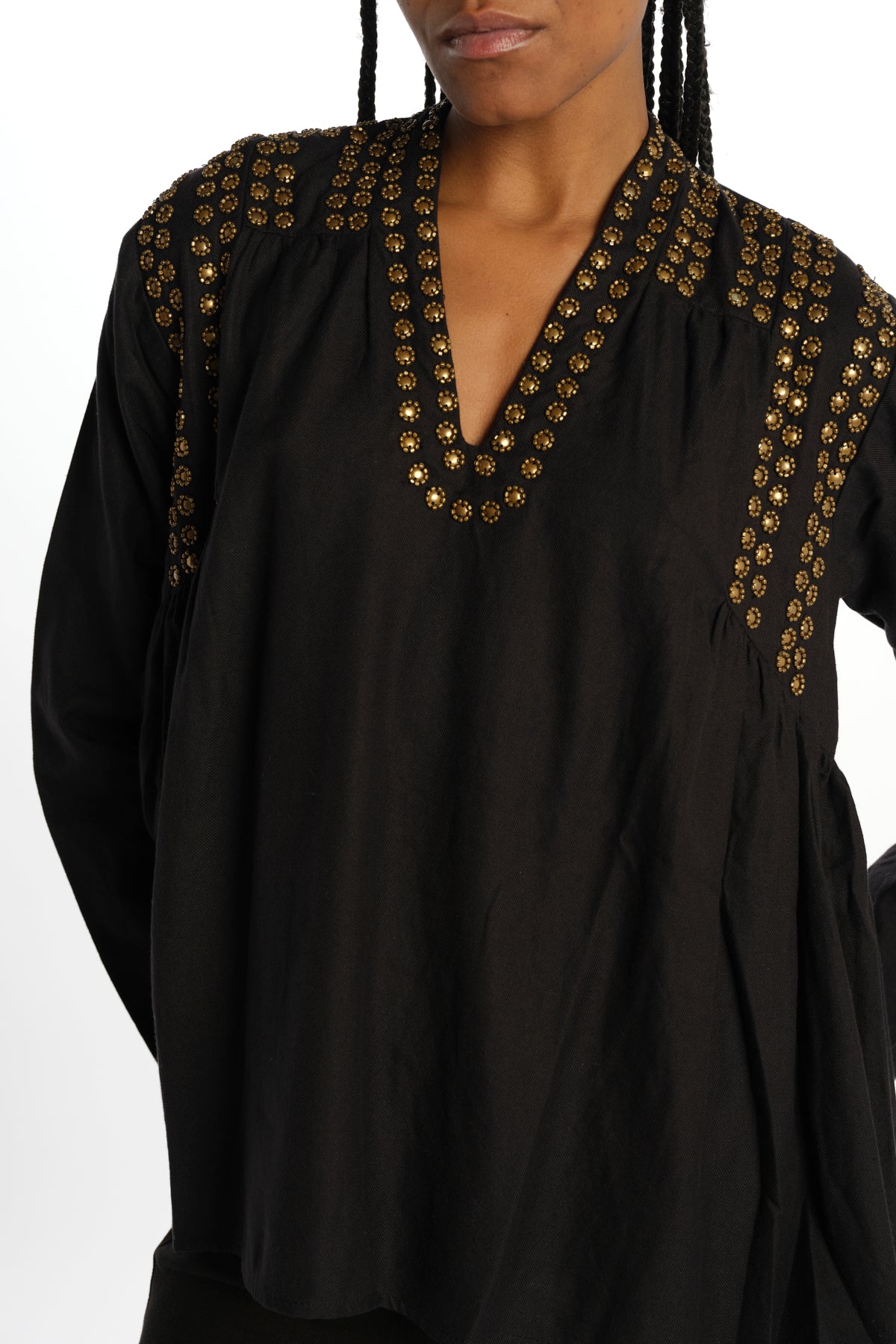  BLING BLOUSE BLACK v de vinster 