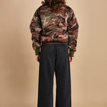 bomber unisex in nylon camouflage 756111C MA-408 CAMO alpha 