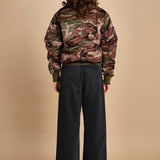 bomber unisex in nylon camouflage 756111C MA-408 CAMO alpha 
