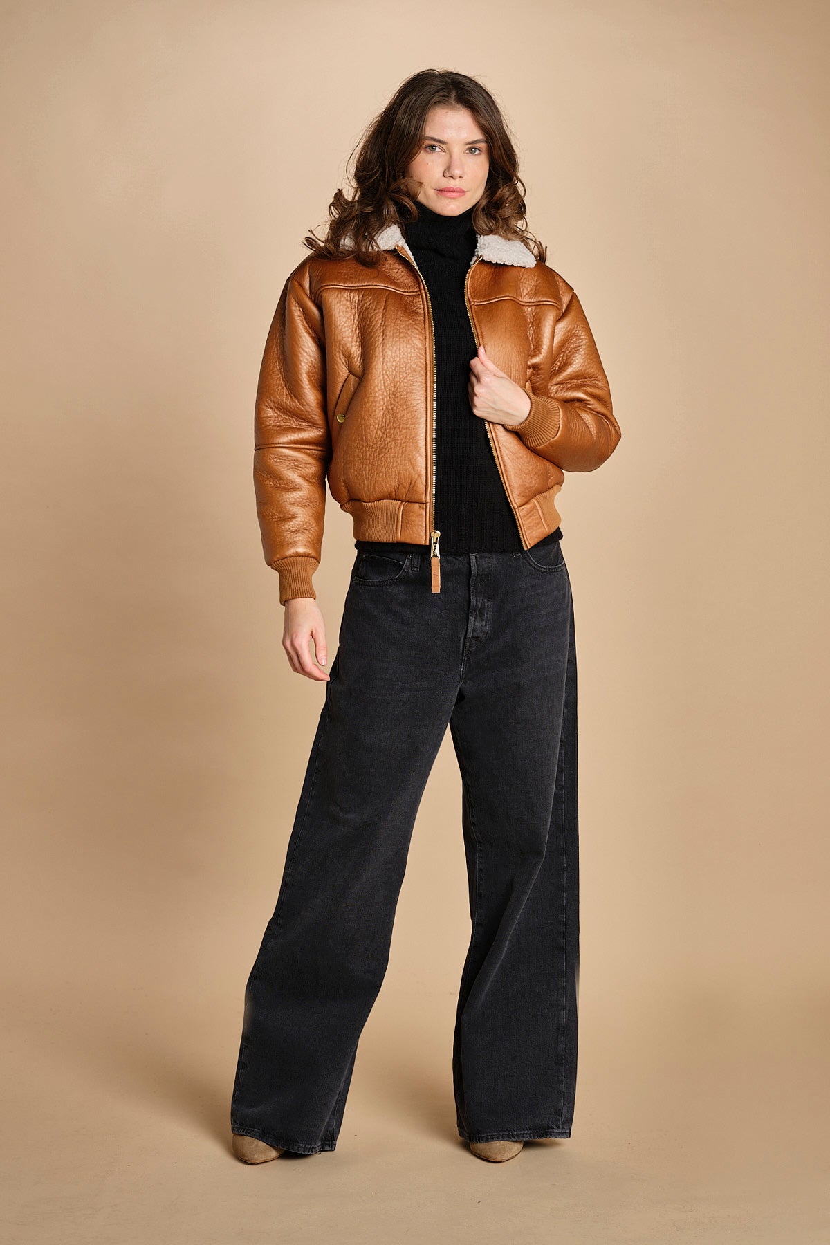 bomber in ecomontone F258007 370 CAMEL alpha 
