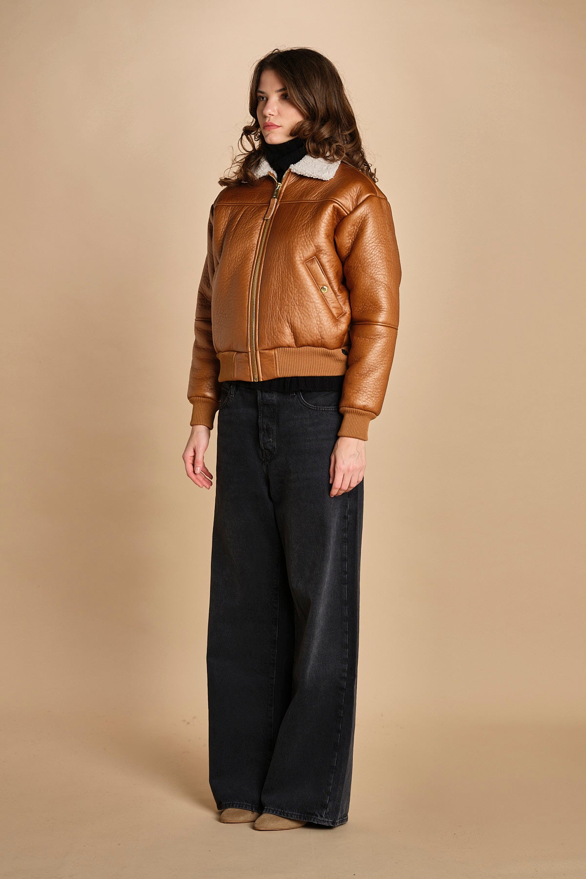 bomber in ecomontone F258007 370 CAMEL alpha 