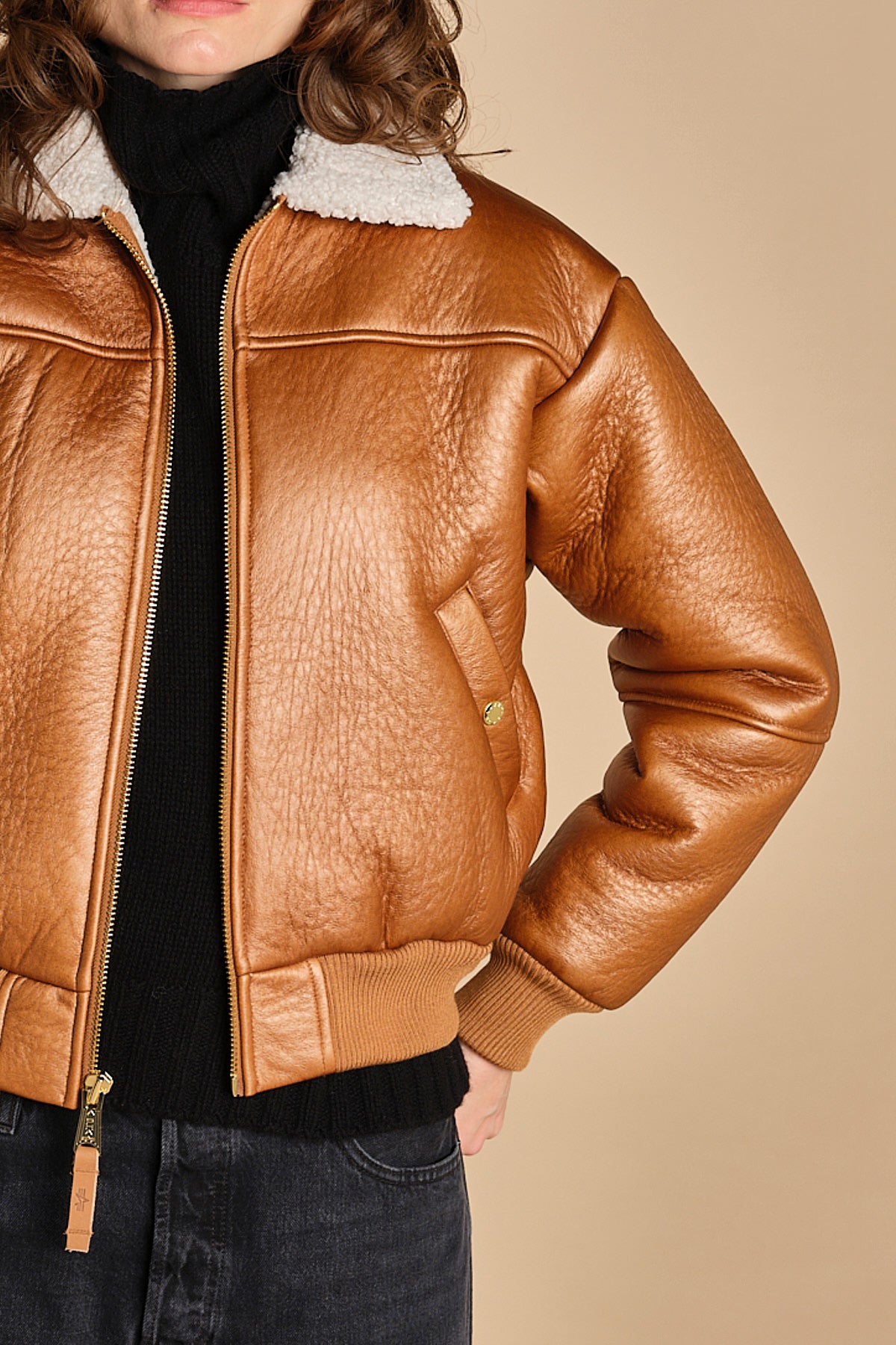 bomber in ecomontone F258007 370 CAMEL alpha 