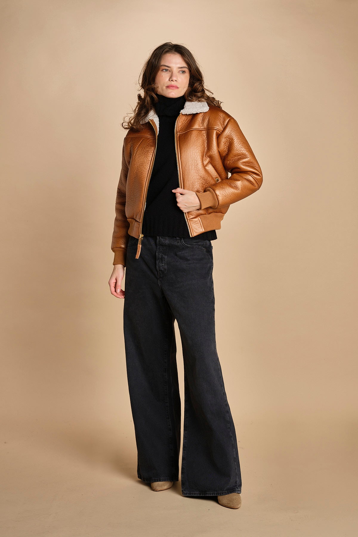 bomber in ecomontone F258007 370 CAMEL alpha 