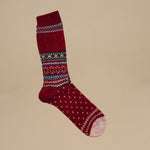 calze con greche natalizie 80423900 PATTERN RED anonymous 