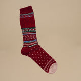 calze con greche natalizie 80423900 PATTERN RED anonymous 