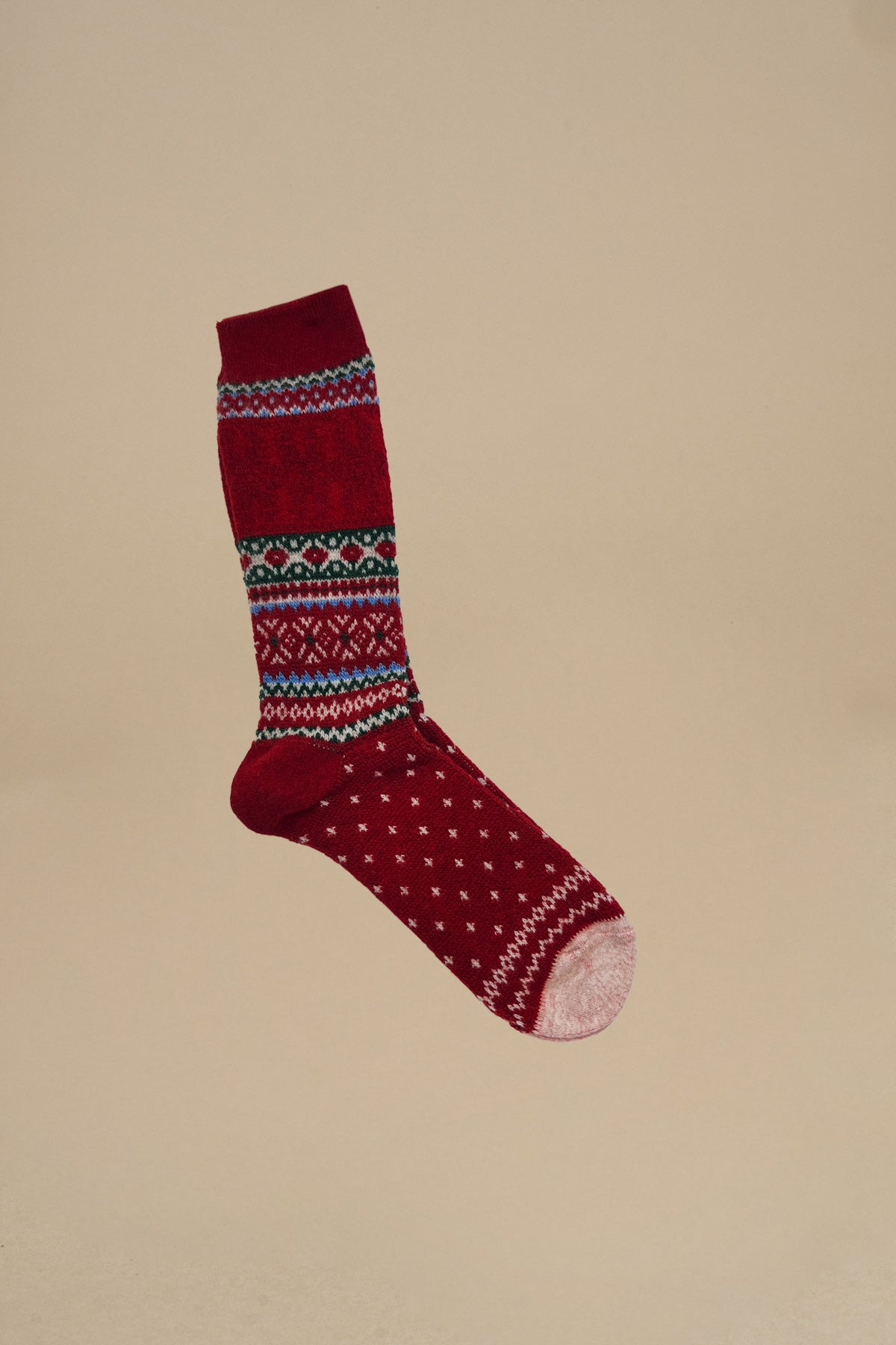 calze con greche natalizie 80423900 PATTERN RED anonymous 