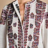 camicia con ricamo floreale TAMI BLOUSE CREAM antik batik 