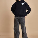 felpa con cappuccio ICE ICE NAVY ZERMATT apres surf 