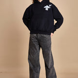 felpa con cappuccio ICE ICE NAVY ZERMATT apres surf 