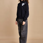 felpa con cappuccio ICE ICE NAVY ZERMATT apres surf 