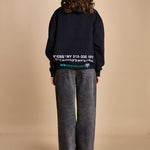 felpa con cappuccio ICE ICE NAVY ZERMATT apres surf 
