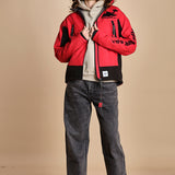 giacca sportiva INGEMAR ROSSO apres surf 