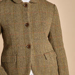 giacca in shetland con colletto rotondo 0959 18320 aspesi 