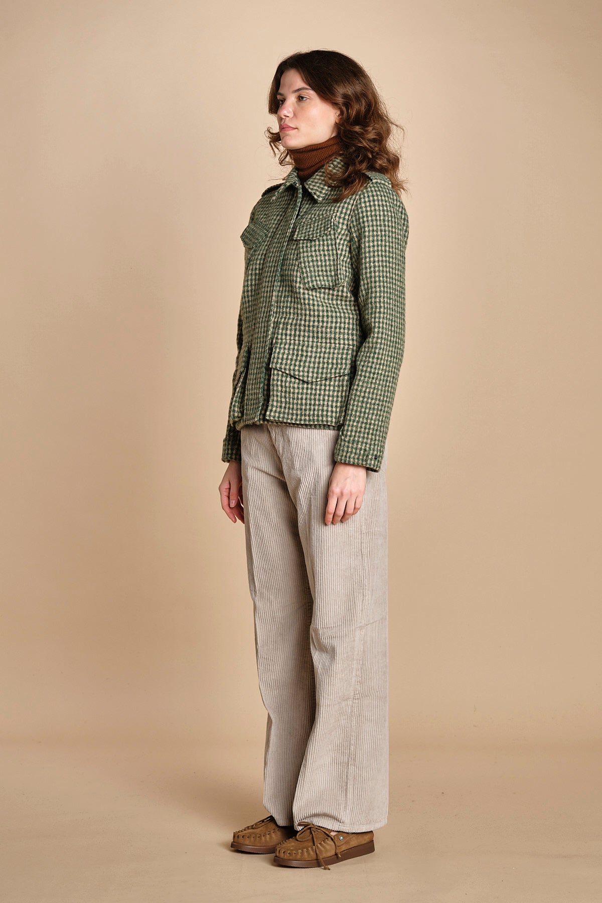 field jacket quadretti 1243 40373 aspesi 