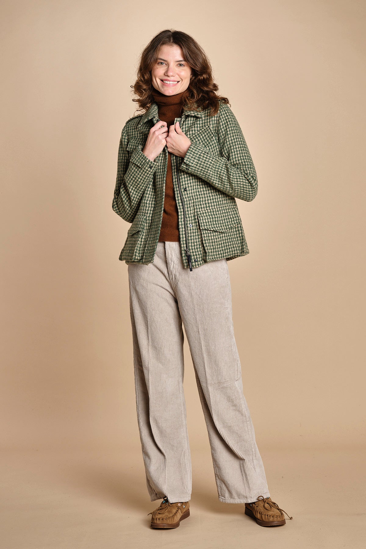 field jacket quadretti 1243 40373 aspesi 