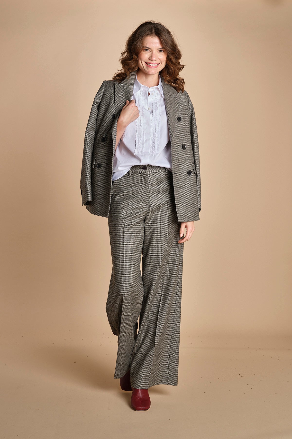 camicia con rouches 5434 07072 aspesi 