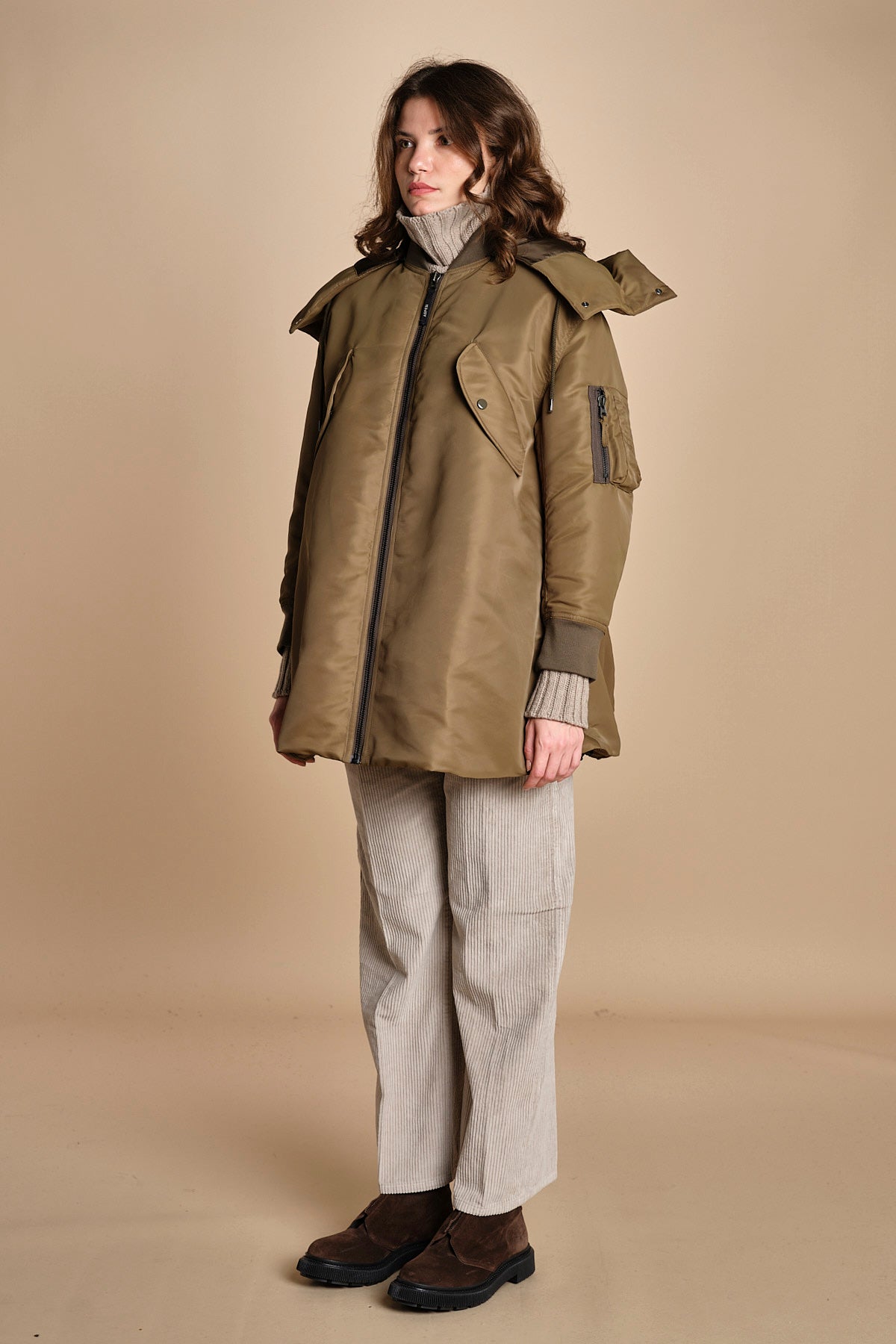 giubbotto bomber 5N04 VERDE aspesi 