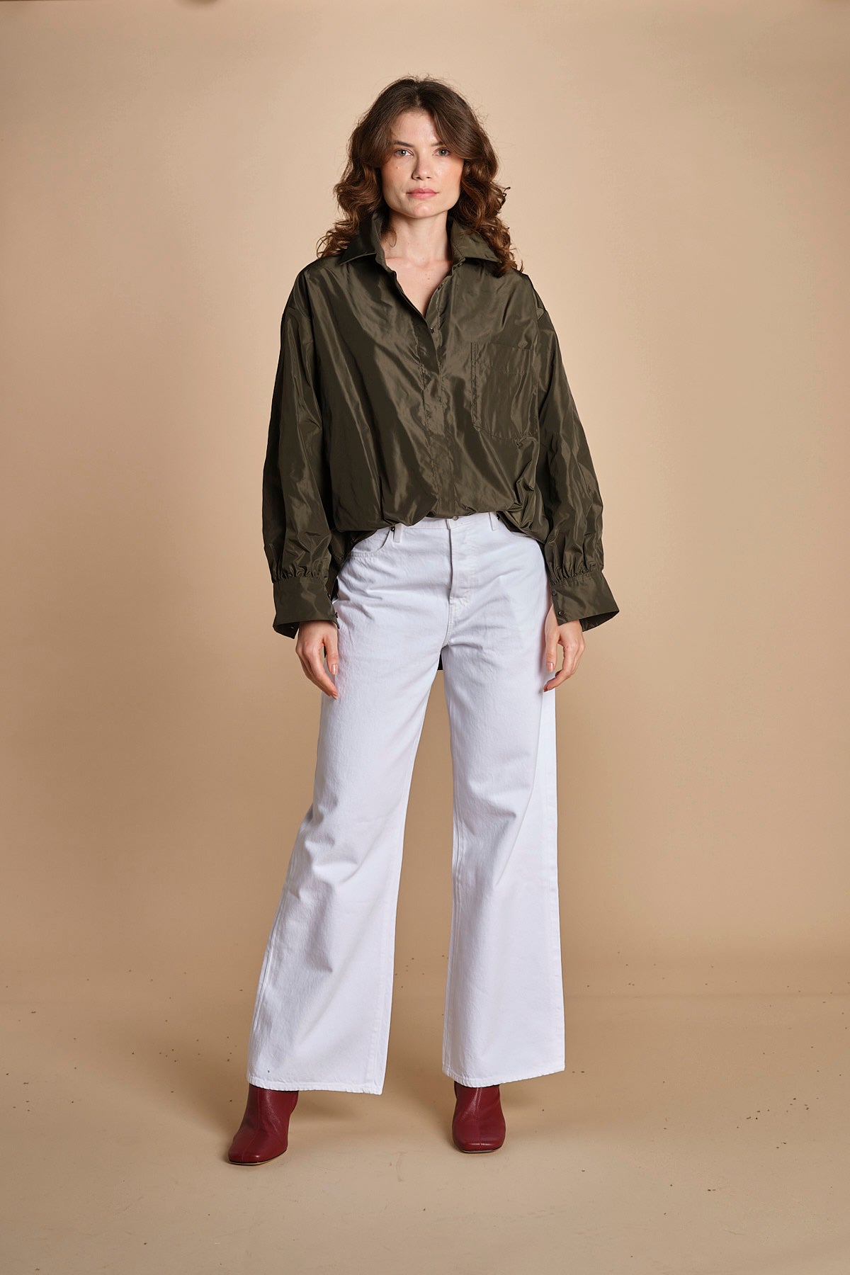 camicia in taffetas 5N25 01237 aspesi 