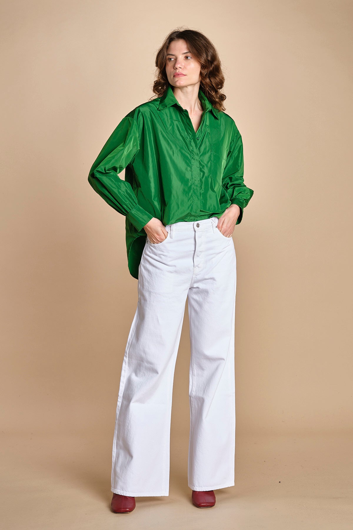 camicia in taffetas 5N25 01373 aspesi 