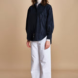 camicia in taffetas 5N25 BLU aspesi 