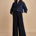 camicia in taffetas 5N25 BLU aspesi 