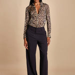 pantaloni pences tela lana MOD.0188 BLU aspesi 