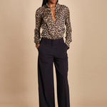pantaloni pences tela lana MOD.0188 BLU aspesi 