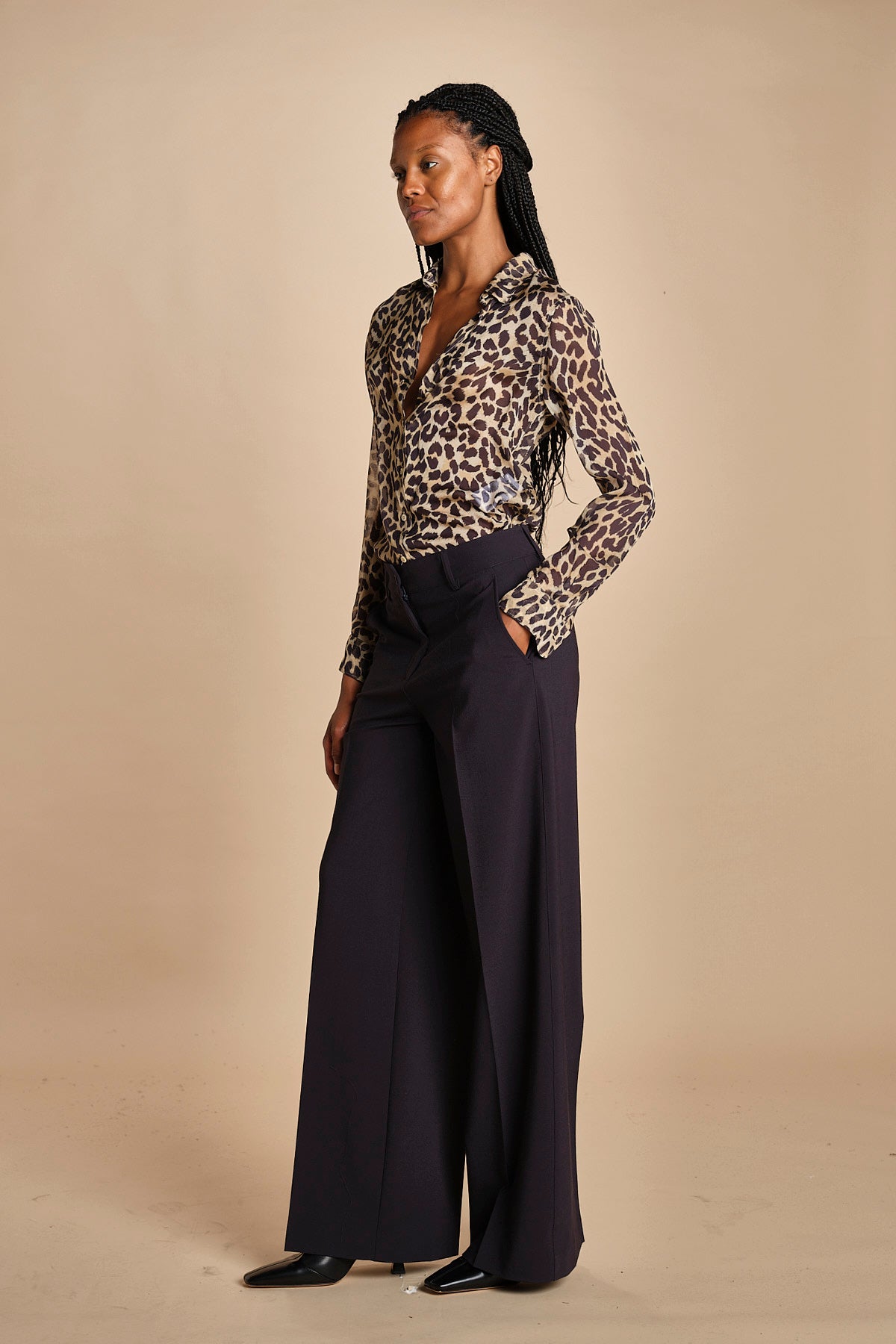 pantaloni pences tela lana MOD.0188 BLU aspesi 