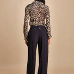 pantaloni pences tela lana MOD.0188 BLU aspesi 